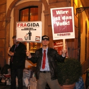 Dritte Pegida-Demo in Frankfurt