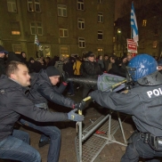 AfD-Wahlkampfauftakt im Gutleutviertel