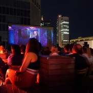 Open-Air-Kino mitten in der City