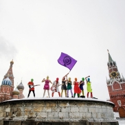 Pussy Riot vor Auftritt im Mousonturm