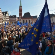 Ein Zeichen für Europa auf dem Römerberg