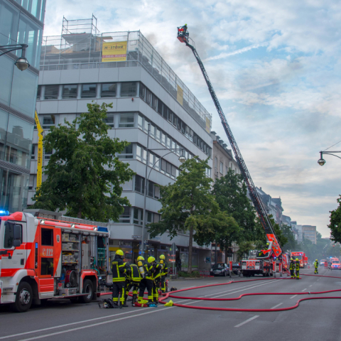 Vier Brände in Frankfurt