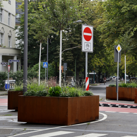 Fahrradfreundliche Umgestaltung Oeder Weg