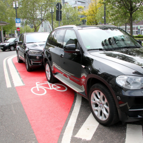 Falschparker in Frankfurt